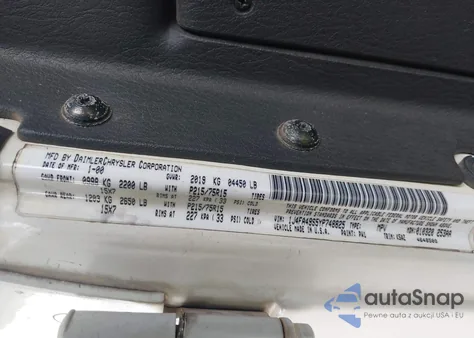 2000 Jeep Wrangler / Tj Sport from USA, damaged, VIN 1J4FA49S5YP748825